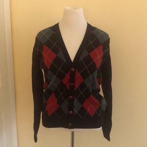 Men’s wool Scottish cardigan